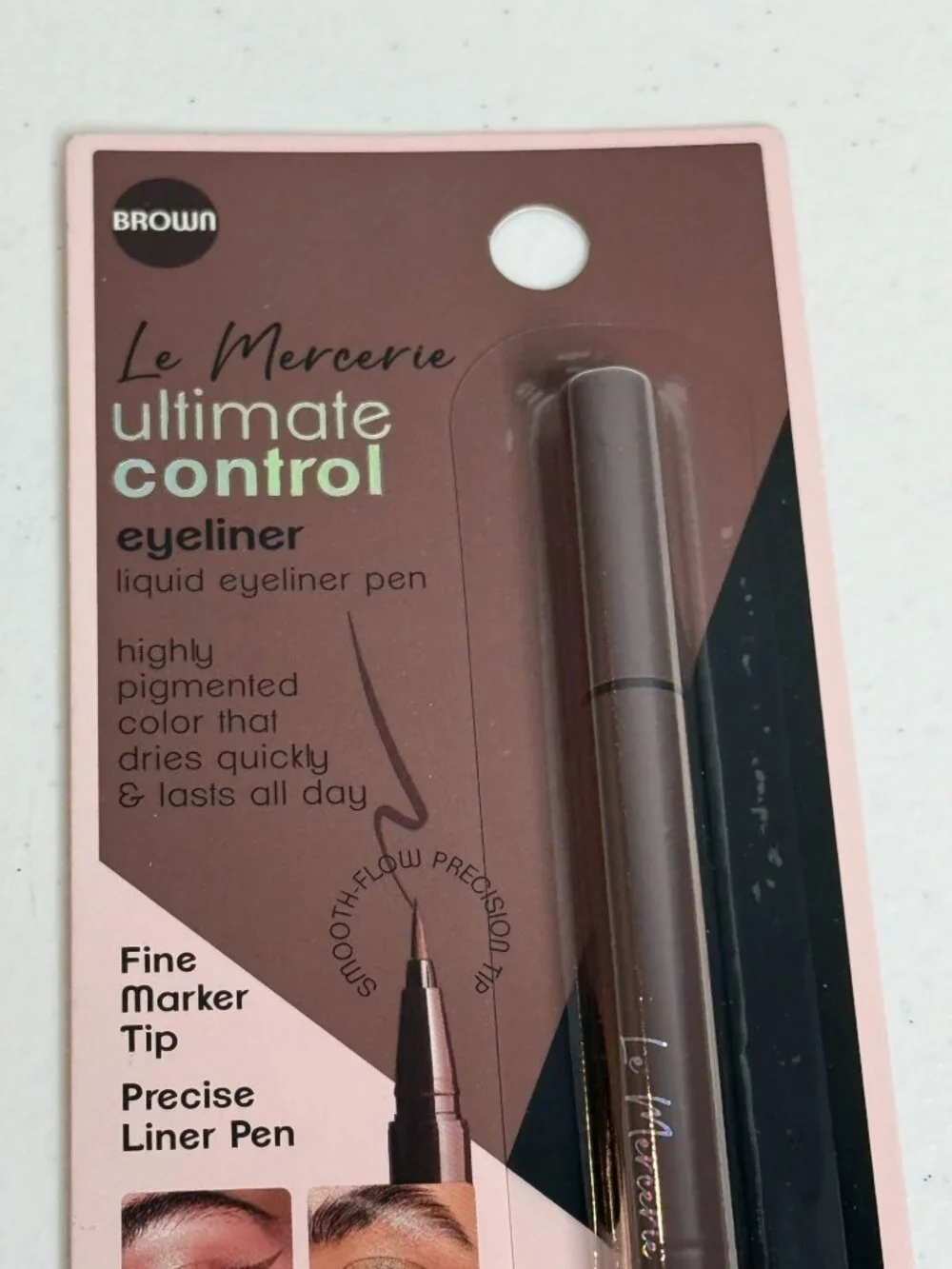 Le Mercerie Brown Liquid Eyeliner Pen New